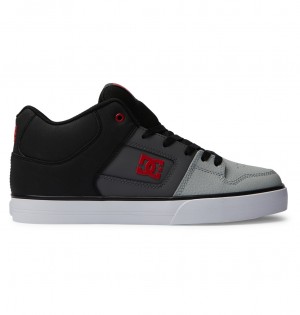 Trampki Męskie DC Pure MID Mid-Top Szare | 9267018-OT