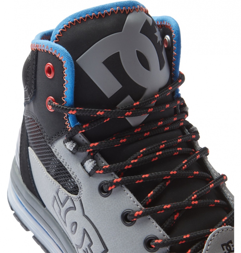 Buty Zimowe Męskie DC Versatile HI High-Top Wody-Resistant Szare | 0276143-UW