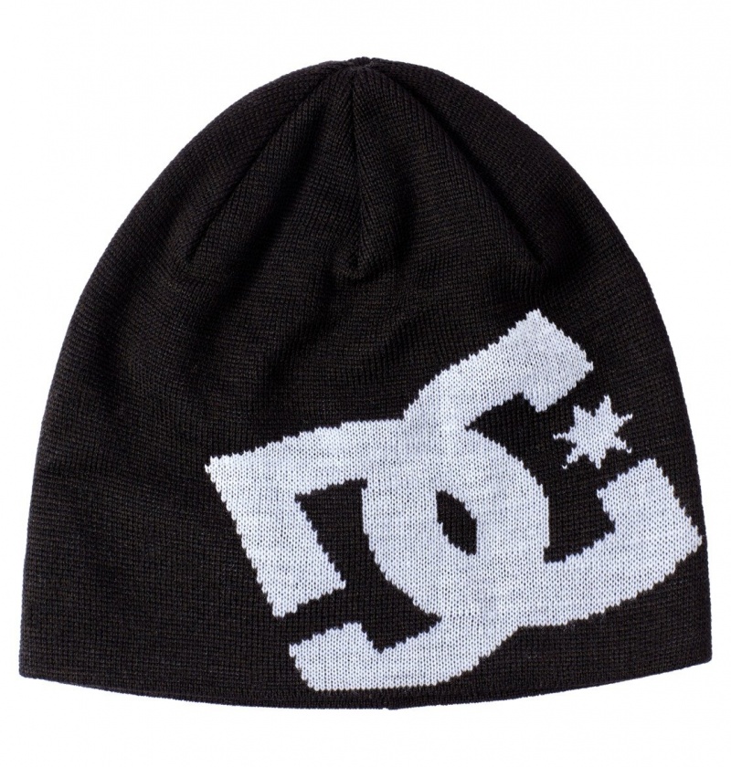 Kapelusz Męskie DC Big Star 2 Beanie Czarne | 8951274-CG