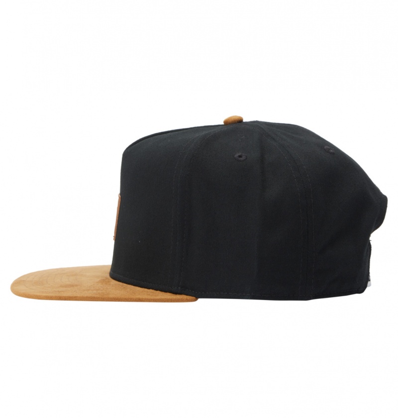 Kapelusz Męskie DC Brackers Snapback Czarne | 1360482-KT