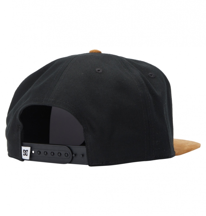 Kapelusz Męskie DC Brackers Snapback Czarne | 1360482-KT