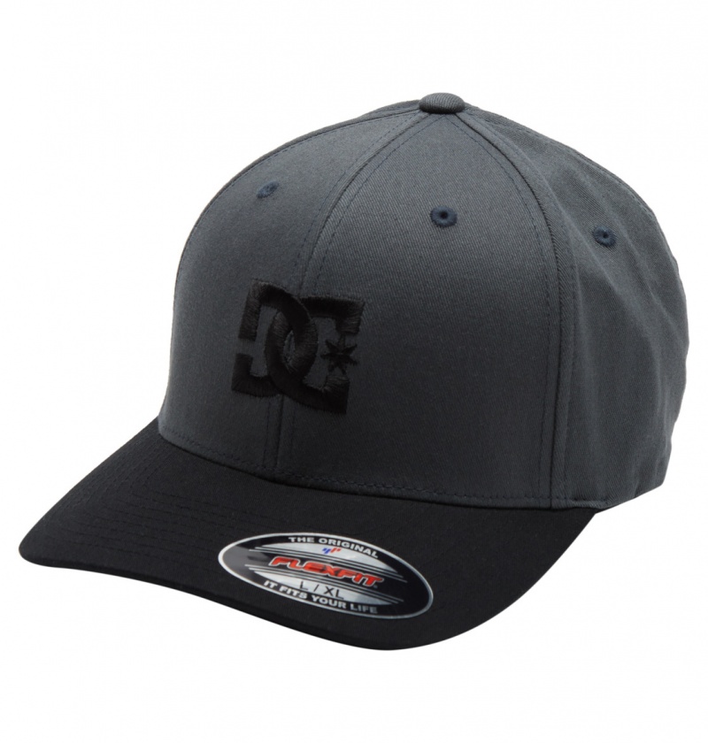 Kapelusz Męskie DC Cap Star Seasonal Flexfit® Czarne | 2840936-QR