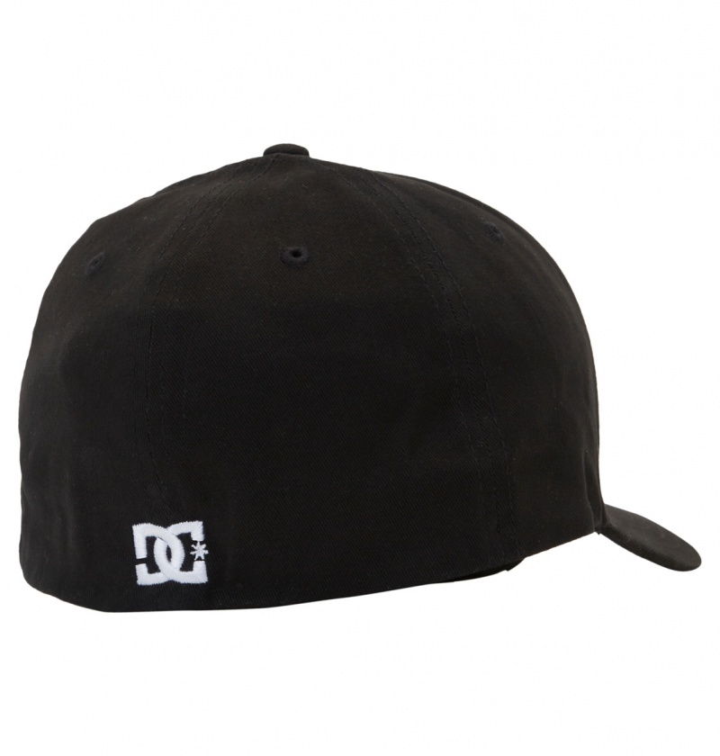 Kapelusz Męskie DC Cap Star Stretch Fit Czarne | 6582710-BK