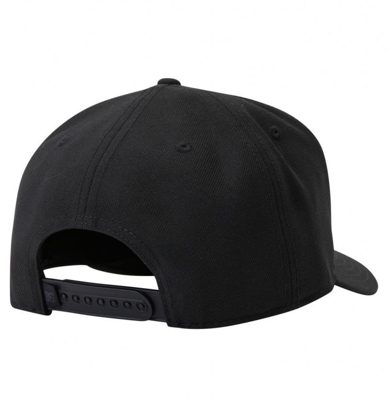 Kapelusz Męskie DC Semi-Pro Snapback Czarne | 0298534-FR