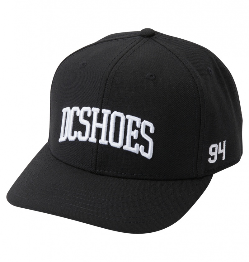 Kapelusz Męskie DC Semi-Pro Snapback Czarne | 0298534-FR