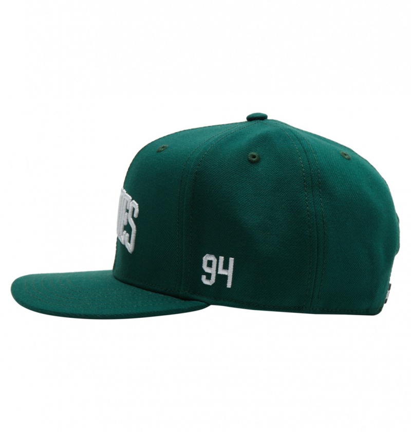 Kapelusz Męskie DC Semi-Pro Snapback Zielone | 1938247-EV