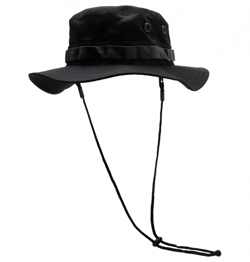 Kapelusz Męskie DC Static 94 Boonie Cap Czarne | 3567890-QE