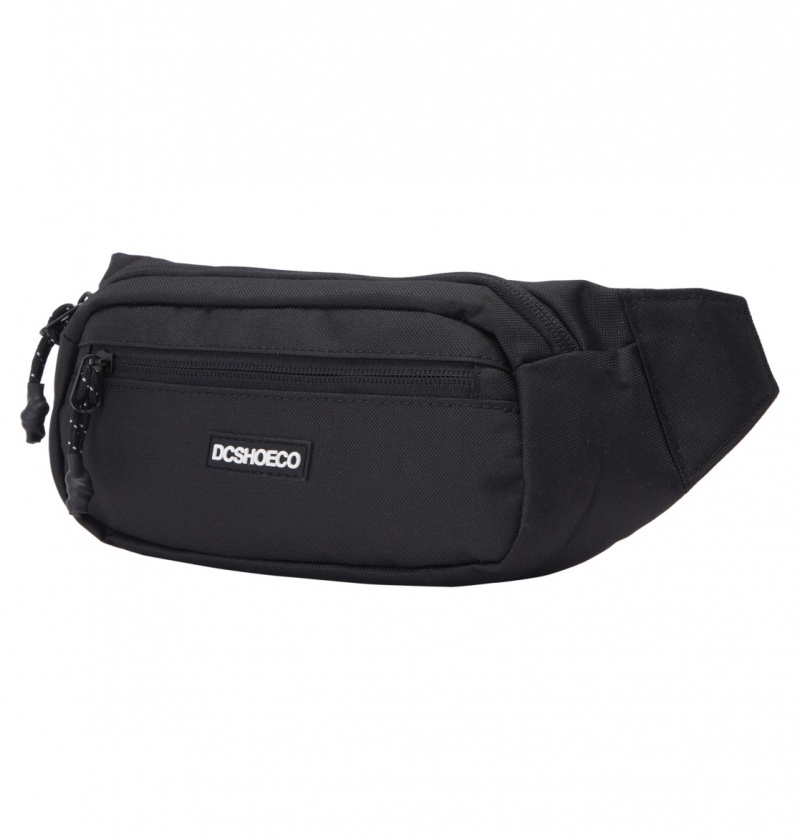 Plecaki Męskie DC Tussler Fanny Pack Czarne | 3687521-XL