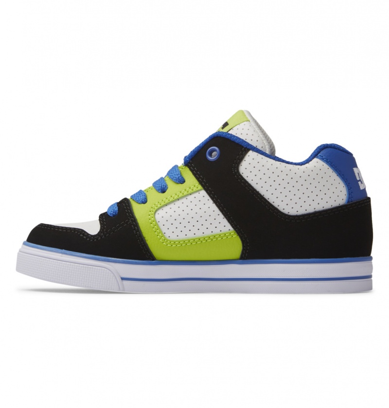 Trampki Dziecięce DC Pure MID Mid-Top Czarne | 9645013-CL