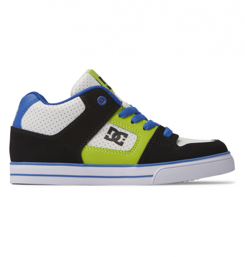 Trampki Dziecięce DC Pure MID Mid-Top Czarne | 9645013-CL